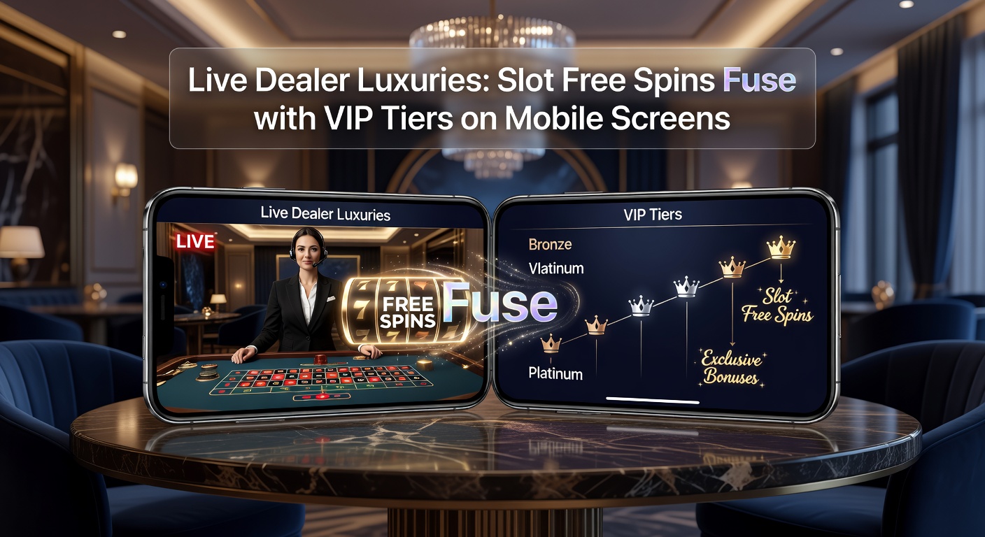 Close-up of a VIP mobile interface showing escalating tier badges alongside live dealer roulette and cascading slot free spins, emphasizing premium rewards in action